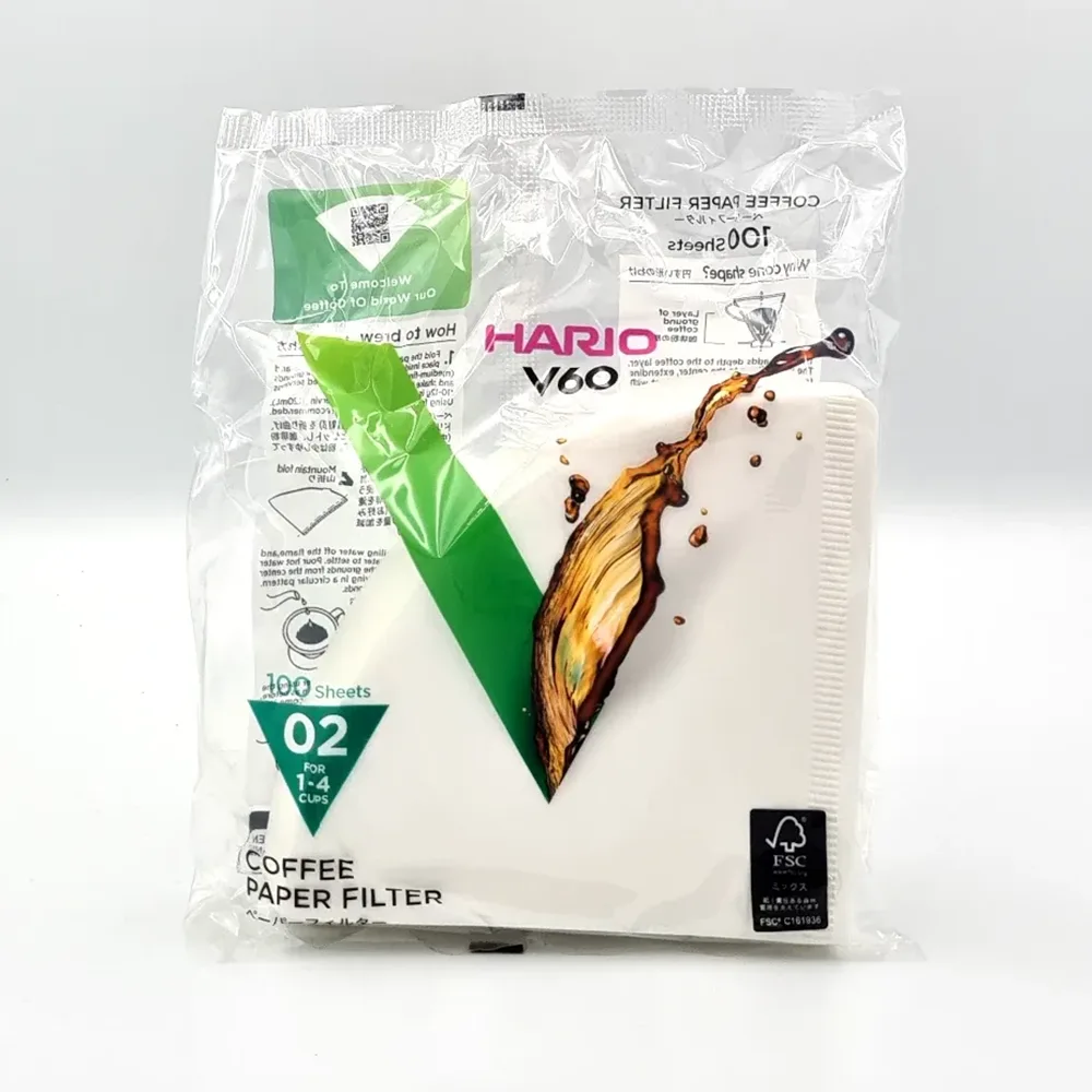 Filtry papierowe do Hario V60-02 100szt