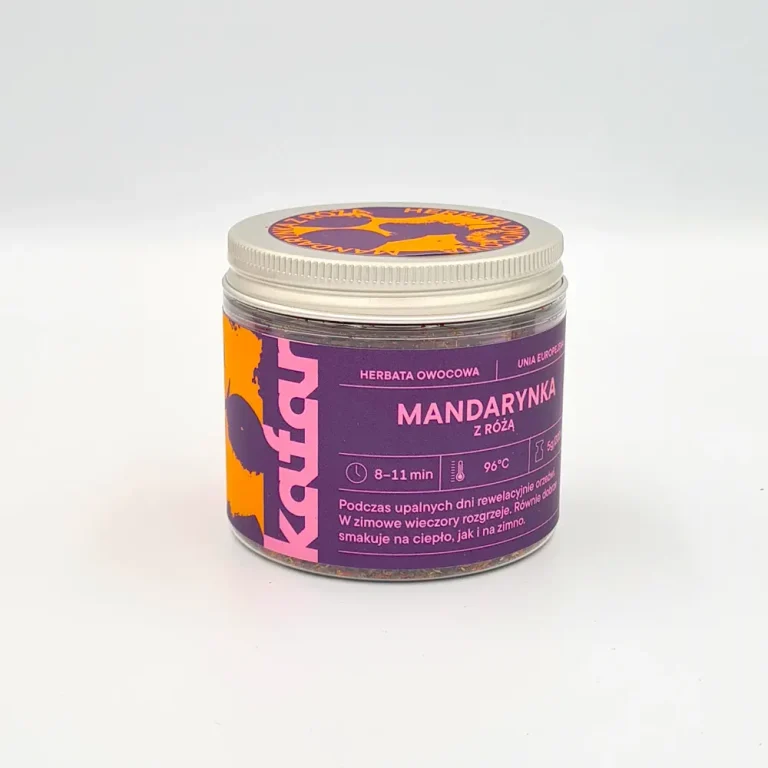 Herbata owocowa – MANDARYNKA RÓŻA – 50g