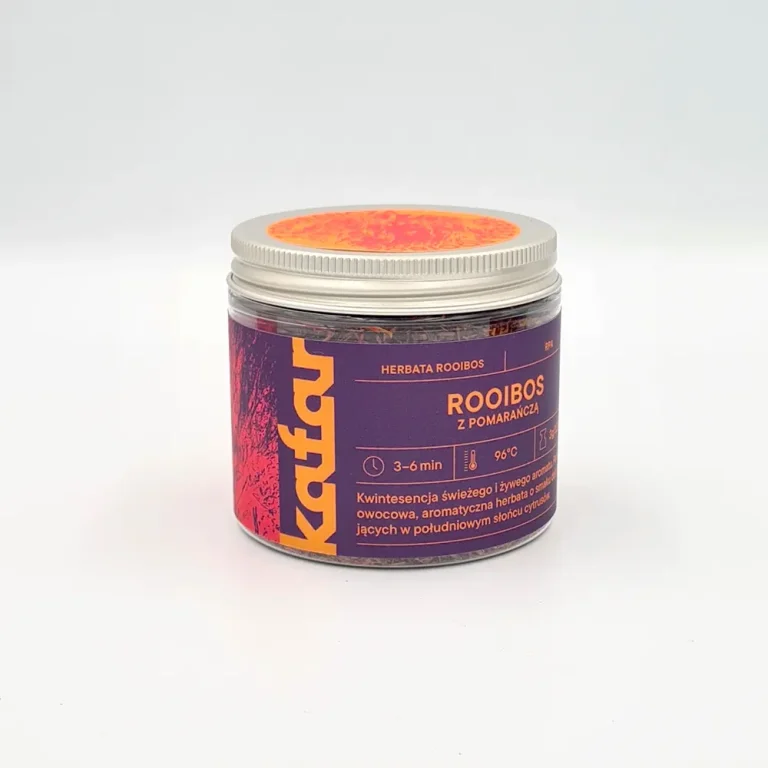 Herbata ROOIBOS Z POMARAŃCZĄ – 50g